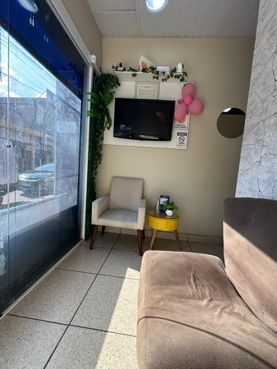 Recepção da clínica